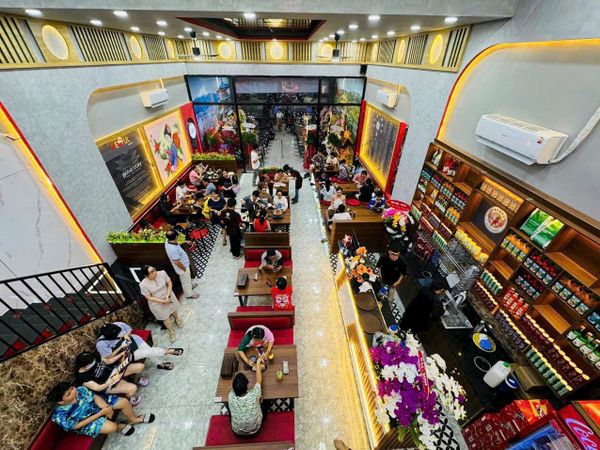 Loa Goldsound cho Mì Cay SEOUL Hoàng Hoa Thám, Bình Thạnh, loa được thiết kế riêng cho quán, bật lớn không tạp âm, miễn phí công lắp đặt, bảo hành dài hạn 5 năm