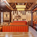Loa Goldsound cho nhà hàng Densha Sushi - CN Quận 3, amply 4 kênh 800w, bluetooth 5.0, loa V130 - 130w, loa V12 - 12w, loa được thiết kế riêng cho quán, bật lớn không tạp âm, miễn phí công lắp đặt, bảo hành dài hạn 5 năm