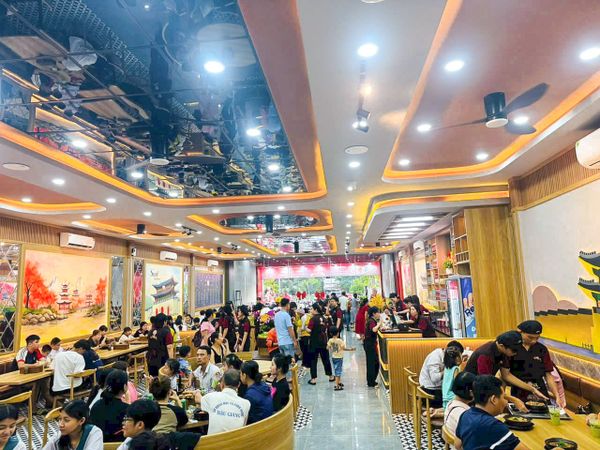 Loa Goldsound cho nhà hàng Mì Cay SEOUL Vị Thanh, Hậu Giang, loa được thiết kế riêng cho quán, bật lớn không tạp âm, miễn phí công lắp đặt, bảo hành dài hạn 5 năm