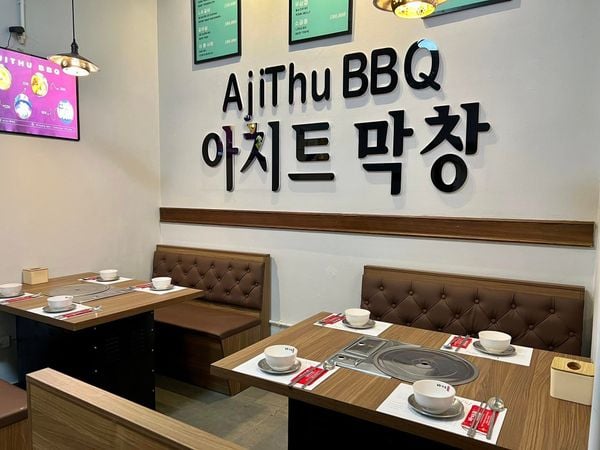 Loa không dây cho nhà hàng Ajithu-아지트막창, Hà Nội, loa được thiết kế riêng cho quán, miễn phí công lắp đặt, bảo hành dài hạn 5 năm