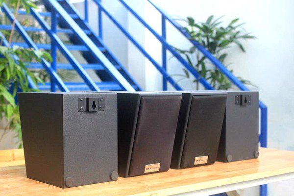 Loa nhà hàng: Gold4cafe (Từ 60 - 120m2) Dàn loa V25 (Amply A400+ 4c 25)