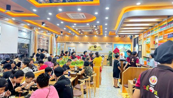 Loa Goldsound cho Mì Cay SEOUL Tân Phú Trung, TP.HCM,  amply 2 kênh 380w, bluetooth 5.0, loa V55c - 55w, loa được thiết kế riêng cho quán, bật lớn không tạp âm, miễn phí công lắp đặt, bảo hành dài hạn 5 năm