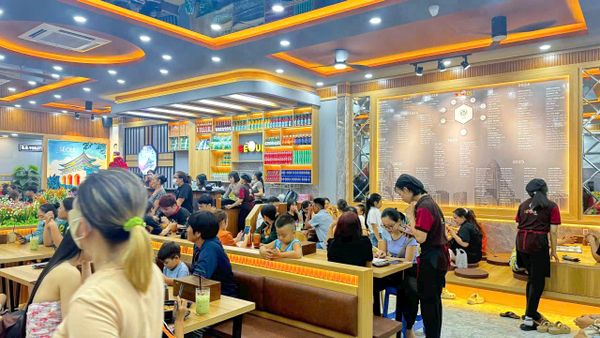 Loa Goldsound cho Mì Cay SEOUL Tân Phú Trung, TP.HCM,  amply 2 kênh 380w, bluetooth 5.0, loa V55c - 55w, loa được thiết kế riêng cho quán, bật lớn không tạp âm, miễn phí công lắp đặt, bảo hành dài hạn 5 năm
