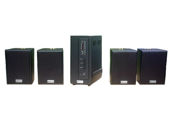 [Diện tích 80m2] AMT155 Goldsound 2 vùng âm lượng 150w + 4 loa Goldsound V25C 25W, loa được thiết kế riêng cho quán, bật lớn không tạp âm, miễn phí công lắp đặt, bảo hành dài hạn 5 năm.