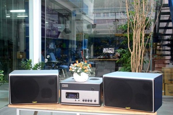 [Diện tích 120m2 + 02 Kênh] A800 Goldsound 800w + 4 loa Goldsound  V130 130w, loa được thiết kế riêng cho quán, bật lớn không tạp âm, miễn phí công lắp đặt, bảo hành dài hàn 5 năm