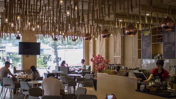 Loa cafe Goldsound lắp đặt âm thanh cho chuỗi cafe Arobi Coffee, Phan Trung, TP Biên Hoà, Đồng Nai