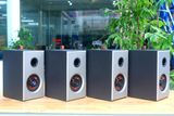 Loa treo tường mini , phát nhạc nền thông báo: 01 âm ly (amply) A380 + 04 Loa treo tường V26