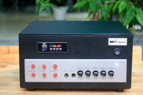 Amply A380 Goldsound (6 phân vùng âm lượng âm thanh)