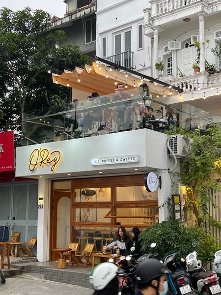 Loa cafe Loa nhà hàng Loa Goldsound lắp đặt âm thanh tại O’Rey Coffee, Tây Hồ, Hà Nội