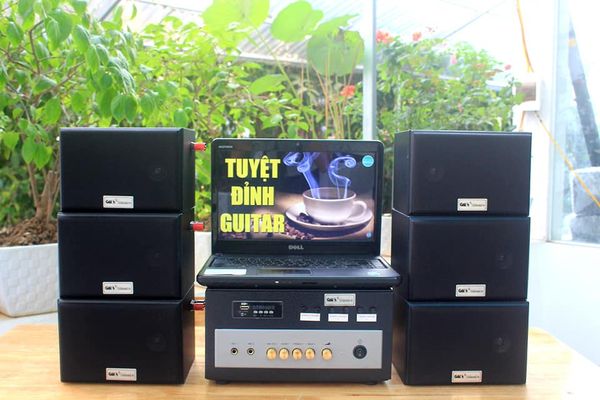 Loa cafe, Loa nhà hàng: Loa Goldsound lắp tại I'm in Viet Nam, Âu Cơ, Tây Hồ, Hà Nội