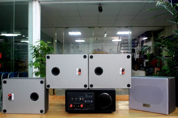 Loa cafe, Loa nhà hàng: (Từ 40-80m2) Dàn loa Âm Trầm VAT30 (Amply A401 server+ 4c VAT30)