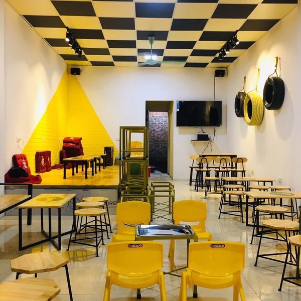 Loa cafe, Loa nhà hàng: Loa Goldsound lắp đặt tại quán Bee (trà chanh liên quân), TT Hồ, Thuận Thành, Bắc Ninh