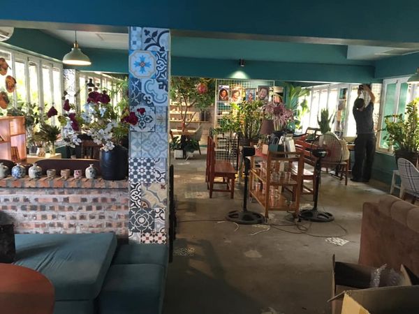 Loa cafe, Loa nhà hàng: Loa Goldsound lắp đặt tại Cafe Bông, Sài Đồng, Long Biên, Hà Nội