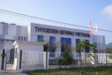 Loa Goldsound cho nhà xưởng Thygesen Sewing, TT Yên Lập, Phú Thọ, Amply 4 - 6 vùng âm lượng, loa được thiết kế riêng cho quán, bật lớn không tạp âm, miễn phí công lắp đặt, bảo hành dài hạn 5 năm.