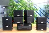 [Diện tích 100m2 + 02 Kênh] Amply A381 + 8 V16C, Amply hai vùng âm lượng, loa được thiết kế riêng cho quán, bật lớn không tạp âm, bảo hành dài hạn 5 năm.