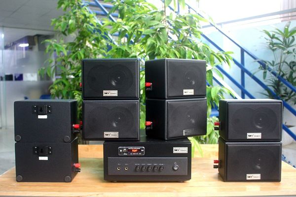 [Diện tích 100m2 + 02 Kênh] Amply A381 + 8 V16C, Amply hai vùng âm lượng, loa được thiết kế riêng cho quán, bật lớn không tạp âm, bảo hành dài hạn 5 năm.