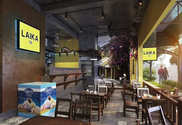 Loa cafe, Loa nhà hàng: Loa Goldsound lắp đặt tại LAIKA CAFE - Hàng Cót , Hà nội