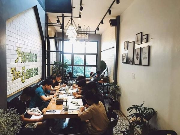 Loa cafe, Loa nhà hàng: Loa Goldsound lắp đặt tại UP Coffee 417 Hà Huy Tập, Hà nội