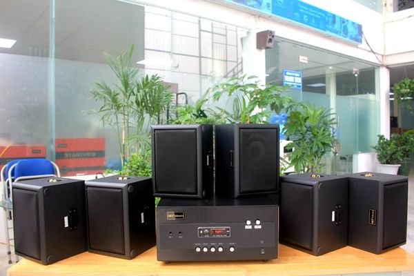 Dàn loa sân vườn: Amply A904 + 6 V25NT