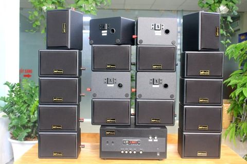 [Diện tích 360 m2 + 2 Kênh] Amply A904 + 18 V32