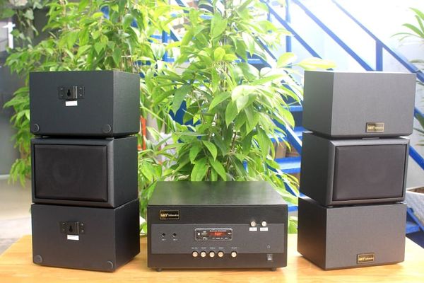 Dàn loa sân vườn: Amply A904 + 6 V25NT