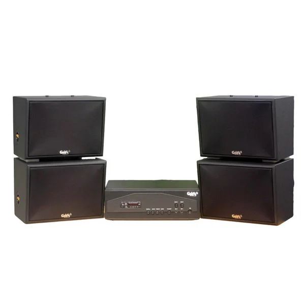[Diện tích 120m2 + 04 Kênh] A917PU-2K_DA Goldsound 2 vùng âm lượng 1200w + 4 loa Goldsound V130PU-MT_DA, loa được thiết kế riêng cho quán, bật lớn không tạp âm, miễn phí công lắp đặt, bảo hành dài hạn 5 năm