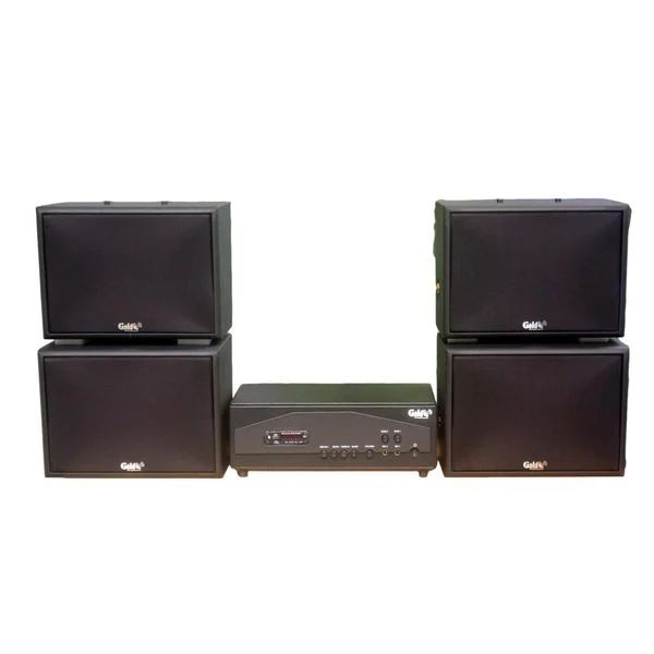 [Diện tích 120m2 + 04 Kênh] A917PU-2K_DA Goldsound 2 vùng âm lượng 1200w + 4 loa Goldsound V130PU-MT_DA, loa được thiết kế riêng cho quán, bật lớn không tạp âm, miễn phí công lắp đặt, bảo hành dài hạn 5 năm