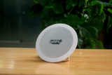 Loa vệ tinh âm trần VAT101 Goldsound (Số lượng 01 loa), Bass 10 cm, công suất thực 15w, Thiết kế hình tròn, hoàn toàn màu trắng, sang trọng, độ thẩm mỹ cao