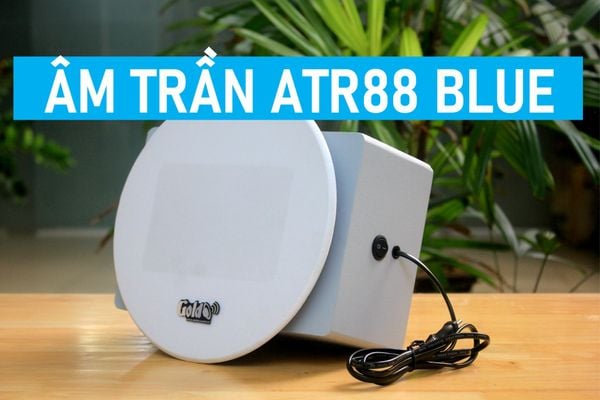 Loa âm trần Bluetooth ATR88 tích hợp âm ly