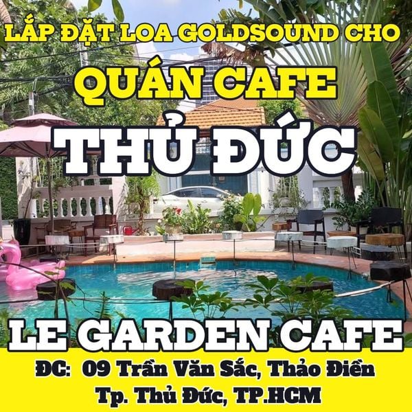 Loa Goldsound cho Le Garden Cafe, TP.HCM, amply 2 kênh 380w, bluetooth 5.0, loa 13w, loa được thiết kế riêng cho quán, bật lớn không tạp âm, miễn phí công lắp đặt, bảo hành dài hạn 5 năm