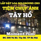 Loa Goldsound cho Moment.film, Hà Nội, amply 4 kênh 800w, bluetooth 5.0, loa V25C - 25w, loa được thiết kế riêng cho quán, bật lớn không tạp âm, miễn phí công lắp đặt, bảo hành dài hạn 5 năm
