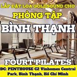 Loa Goldsound cho phòng tập pilates FOURT PILATES - Landmark, TP.HCM, amply 2 kênh 380w, bluetooth 5.0, loa V40C-40w, loa được thiết kế riêng cho quán, bật lớn không tạp âm, miễn phí công lắp đặt, bảo hành dài hạn 5 năm