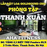Loa Goldsound cho AHA Fitness, Hà Nội, loa được thiết kế riêng cho quán, bật lớn không tạp âm, miễn phí công lắp đặt, bảo hành dài hạn 5 năm