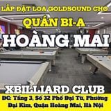 Loa Goldsound cho phòng chơi bi-a XBilliard Club, Hà Nội, amply 4 kênh 800w, bluetooth 5.0, loa V40C - 40w, loa được thiết kế riêng cho quán, bật lớn không tạp âm, miễn phí công lắp đặt, bảo hành dài hạn 5 năm
