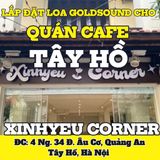 Loa Goldsound cho Xinhyeu Corner - Coffee and Homestay, amply 2 kênh 380w, bluetooth 5.0, loa 13w, loa được thiết kế riêng cho quán, bật lớn không tạp âm, miễn phí công lắp đặt, bảo hành dài hạn 5 năm