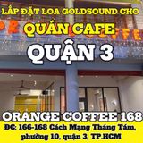 Loa Goldsound cho Orange coffee 168, TP HCM, amply 2 kênh 380w, bluetooth 5.0, loa V24C - 24w, loa được thiết kế riêng cho quán, bật lớn không tạp âm, miễn phí công lắp đặt, bảo hành dài hạn 5 năm