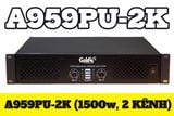 Cục đẩy A959PU-2K Goldsound (công suất 1500w, 2 kênh, nguồn xuyến, Class H)