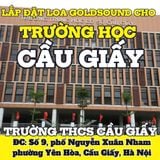 Loa Goldsound cho lớp 6A3 trường THCS Cầu Giấy, amply có thể điều chỉnh được âm lượng của âm thanh phát ra cho từng khu vực trong lớp, âm thanh luôn rõ ràng, chuyên cho giảng dạy.