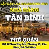Loa Goldsound cho nhà hàng Phê Quán, TP.HCM, amply 2 kênh 380w, bluetooth 5.0, loa sân vườn V101-NT - 15w, loa được thiết kế riêng cho quán, bật lớn không tạp âm, miễn phí công lắp đặt, bảo hành dài hạn 5 năm