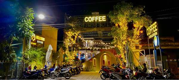 Loa quán cafe được Goldsound triển khai hoàn thiện cho quán HelloSun Coffee Long An