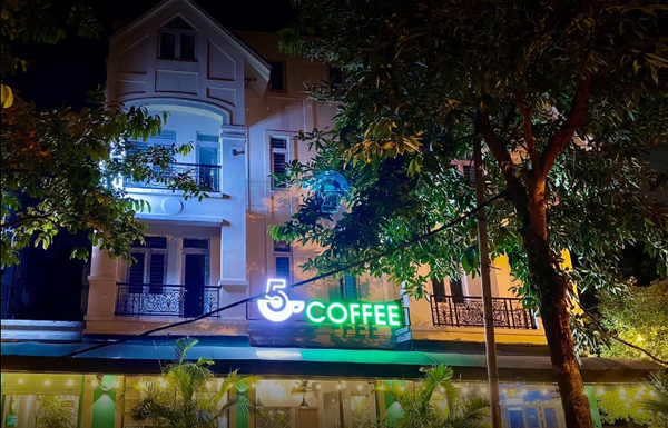 Loa cà phê Goldsound thi công âm thanh cho 5 Coffee, Hoài Đức, Hà Nội