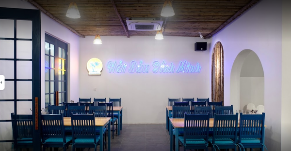 Loa nhà hàng hệ thống loa Goldsound được lắp đặt cho Hải Sản Bình Minh Sầm Sơn, Thanh Hoá