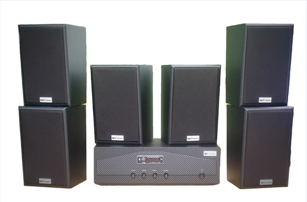 [Diện tích 120m2 + 02 Kênh] A918_TH Goldsound 2 vùng âm lượng 1200w + 6 loa Goldsound V40C_TH 40w, loa được thiết kế riêng cho quán, bật lớn không tạp âm, miễn phí công lắp đặt, bảo hành dài hạn 5 năm.