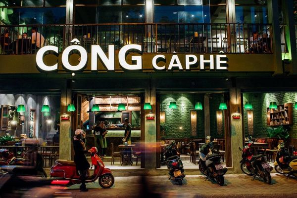 Loa cho quán Cộng Cà phê, Vincom Center (miễn phí lắp đặt)