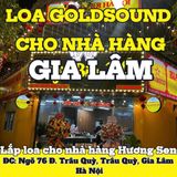 Loa Goldsound cho Nhà Hàng Hương Sen, Hà Nội, amply 2 kênh 1200w, bluetooth 5.0, loa V50NT - 50w, loa được thiết kế riêng cho quán, bật lớn không tạp âm, miễn phí công lắp đặt, bảo hành dài hạn 5 năm