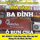 Loa Goldsound cho Ô Bun Cha - Trần Huy Liệu, Hà Nội, amply 2 kênh 380w, bluetooth 5.0, loa 13w, loa được thiết kế riêng cho quán, bật lớn không tạp âm, miễn phí công lắp đặt, bảo hành dài hạn 5 năm