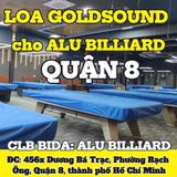 Loa Goldsound cho ALU BILLIARD, TP.HCM, loa được thiết kế riêng cho quán, bật lớn không tạp âm, miễn phí công lắp đặt, bảo hành dài hạn 5 năm