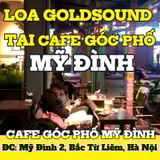 Loa Goldsound cho quán Cafe Góc Phố, Hà Nội, loa được thiết kế riêng cho quán, bật lớn không tạp âm, miễn phí công lắp đặt, bảo hành dài hạn 5 năm