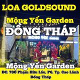 Loa Goldsound cho Mộng Yến Garden, Đồng Tháp, loa được thiết kế riêng cho quán, bật lớn không tạp âm, miễn phí công lắp đặt, bảo hành dài hạn 5 năm