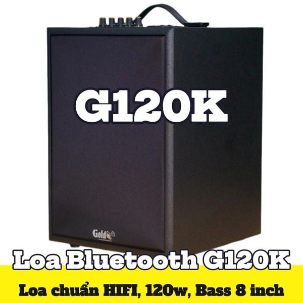 Loa Bluetooth G120K Goldsound (120w, Bluetooth 5.0, RCA, USB)